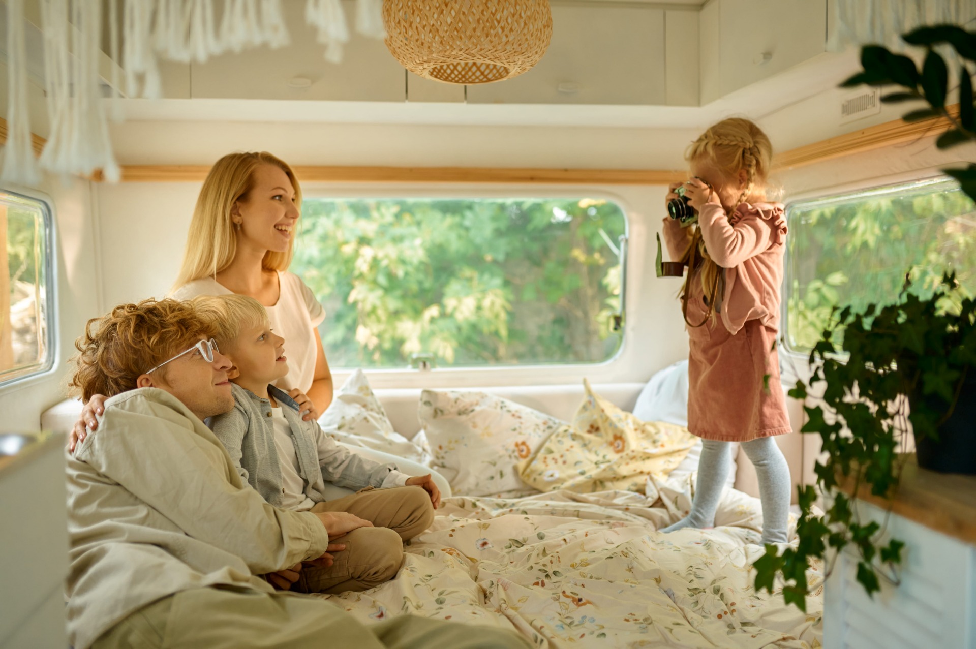 Comfortable resort-style RV camping at Camp Landa in New Braunfels